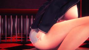 hentai uncensored - nagisa fucked cowgirl in a bsdm room - japanese asian manga anime game porn