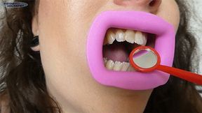 Close Up Pink Dental Exam (WMV)