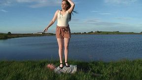 Sophie's Trampling & POV Trampling In A Field