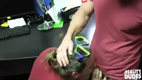 Handsome Dudes Play Arm Wrestling And Who Ever Loses Must Suck Everyone&#039;s Dick - REALITY DUDES