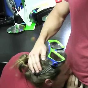 Handsome Dudes Play Arm Wrestling And Who Ever Loses Must Suck Everyone&#039;s Dick - REALITY DUDES