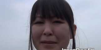 JAPAN PISS TV - Japan lass soaks her panties up with pee outdoors