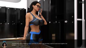 Busty Doctor Wife Caught in Men's Shower: Risky Anal Quickie with Husband at Hospital - Medical Special Care - by 10ki