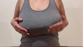 Sensual Oil Massage and Playful Tease with Busty Beauty