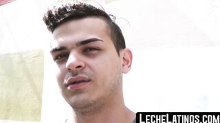 LecheLatinos.com - Straight Latino's POV bareback fuck leads to an explosive orgasm