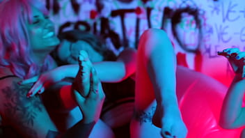 Lesbian Threesome loves to Tickle &amp_ Foot Worship