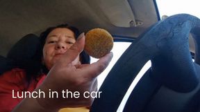 Lunch in the car