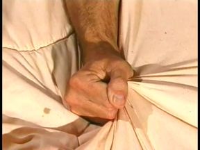 Beautiful brunette nurse Anna Malle inspects bald stud's anal cavity with her fingers, toes and big strap-on strap-on