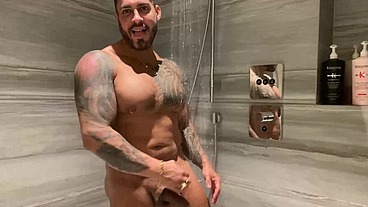 Tattooed daddy ponstar gay horny shower talking with you - VIKTO ROM-
