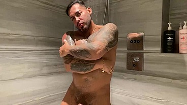 Tattooed daddy ponstar gay horny shower talking with you - VIKTO ROM-