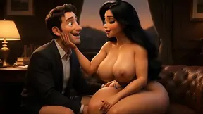 Stepdad gets controlled by stepdaughter on club night