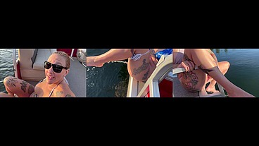 Lola Maverick pisses off boat: compilation