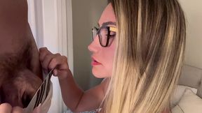 he came in my throat without telling me