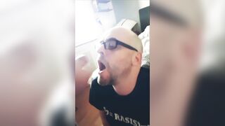 Swedish gayboy suck off and facial