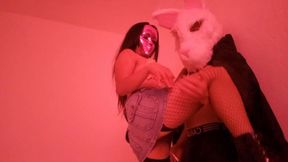 SPECIAL HALLOWEEN VIDEO!! WE DID IT TOGETHER &mdash;  PUT ON MASKS AND STARTED TOUCHING EROTICLY