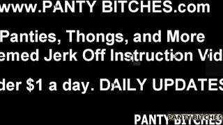 Panty Bondage And Jerk Off Instruction Videos