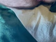 Guy Trains His Ass with Inflatable Plug