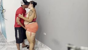 My neighbor gives me a blowjob to pay the rent