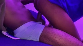 Skinny Stepsister Pussy Drilled and Filled Cum