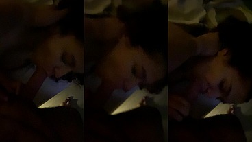 Sexo oral flaca novia