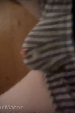 Boy Found His Stepdad's Self Video of His Soft Cock Premature Cumming Handsfree