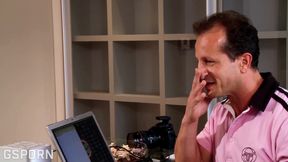 Beautiful Big Tits Blonde MILF Fucked at Doggy Style with Cum Ass