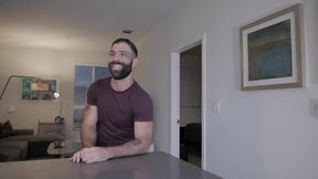Muscle Daddy Fucks Hairy Pup Raw On His Birthday, Making Him Scream Like a Bitch
