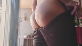 Trying on leggings , opening my ass, cameltoe