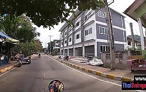 Petite Asian teen rode a motorcycle and sucked boyfriends big hard dick