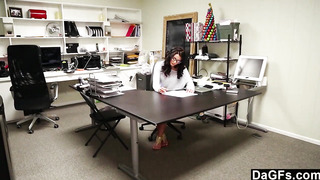 Dagfs - Stroking On Her Desk Makes Her Additional Insatiable