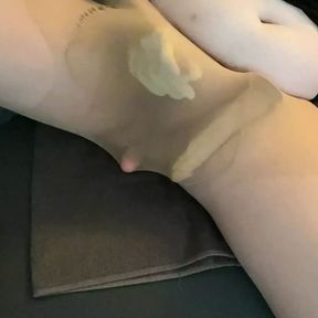 BHDL - SLUTTY SINKHOLE TRAINING - PART 2 - 5X25CM AND 5,5X50CM DILDO DOUBLE-PENETRATION ASSFUCK IN PANTYHOSE -