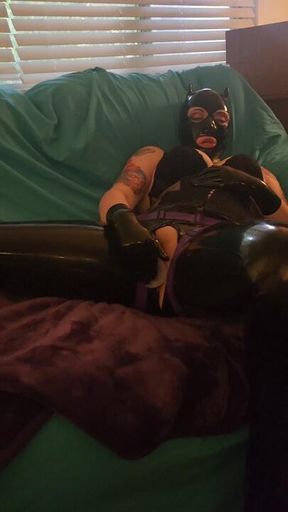 Demon Goddess pleasures herself 😈