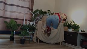 Lady Angela Polish Language JOI Red High Heels