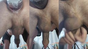 i passively let the bottle in, a very strong anal orgasm from fucking