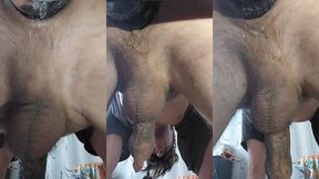 i passively let the bottle in, a very strong anal orgasm from fucking