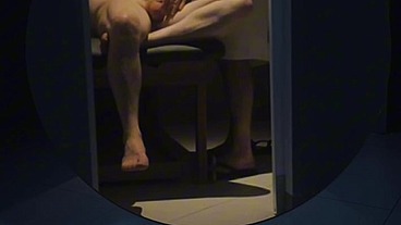 Amateur guy caught napping in a sauna cabin gets tied up and used sexually by a boy