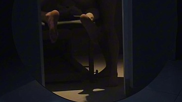 Amateur guy caught napping in a sauna cabin gets tied up and used sexually by a boy