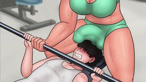 Helping Sally in Weigh Lift Spotting