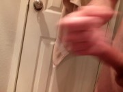 Young stud stroking cock 3