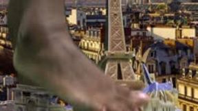 Giantess Visits Paris 1080