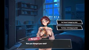 Femboy Futa House [futanari Hentai Game ] Ep.6 Nerd Femboy Suck His First Cock!