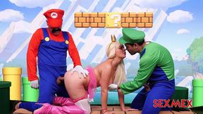 sexmex - princess peech rewards the bros. emily thorne