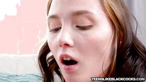 ”Dominant black Blade gapes the juicy muff of  babe Akina Asmus”