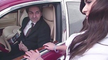 Rich older Guy Pay d. Street Whore to Fuck after Pick up with Car