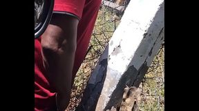 Orinando en la calle