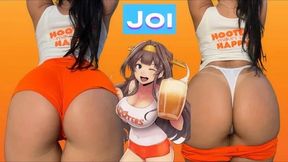 Hooters Girl Cosplay Gives Hottest Joi Jerk Off Instructions in Tig...