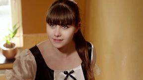 teen (18+) luna rival taking dorian del isla his big cock deep in her asshole and creampied in hairy pussy