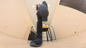 Cassandra - black sneakers VR 360 Full HD