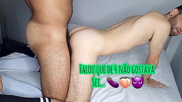 Foda completa com Novinho loirinho do olho verde