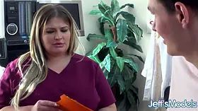 Chubby Nurse Tiffany Star BBW Fucks While on Duty